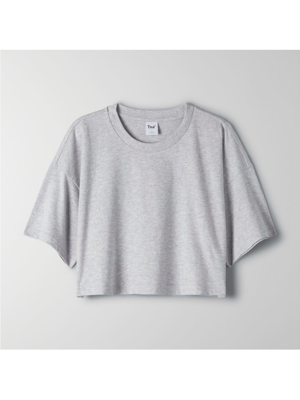 Aritzia TNA crewneck cropped short sleeve T shirt xxs